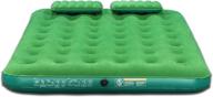 🛏️ aria queen air mattress: ultimate comfort for home, travel, and camping with 4d battery pump and inflatable pillows logo