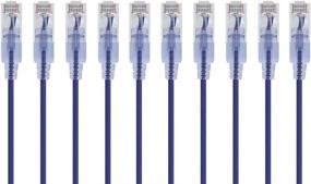 img 4 attached to Enhanced Performance: Monoprice Cat6A Ethernet Patch Cable - 0 Industrial Electrical