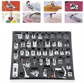 img 3 attached to 🧵 42-Piece Professional Presser Feet Set for Brother, Singer, Babylock, Janome, Elna, etc. - Low Shank Sewing Machine