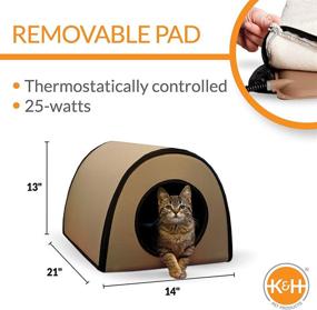 img 3 attached to Pet Products Thermo Kitty Shelter Outdoor