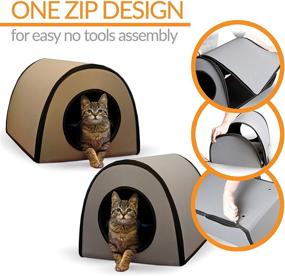 img 2 attached to Pet Products Thermo Kitty Shelter Outdoor