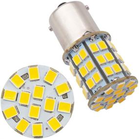 img 3 attached to GRV Ba15s 1156 1141 LED Bulb 4W 56-2835SMD Super Bright AC/DC12V-24V 40W Halogen Replacement for Interior Lights in RV Trailer Camper Motorhome - Warm White (Pack of 2)