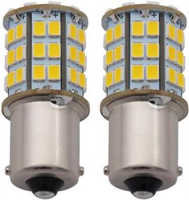 img 4 attached to GRV Ba15s 1156 1141 LED Bulb 4W 56-2835SMD Super Bright AC/DC12V-24V 40W Halogen Replacement for Interior Lights in RV Trailer Camper Motorhome - Warm White (Pack of 2)