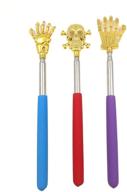 🖐️ qaoquda telescopic back scratchers/hand massager/backslap (new - 3pack) - portable & extendable with rubber handles logo