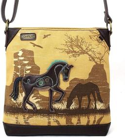 img 2 attached to Chala Handbags Safari Canvas Crossbody Women's Handbags & Wallets for Crossbody Bags