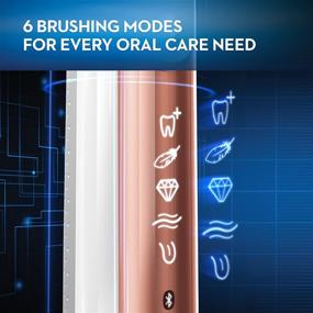 img 2 attached to 🌹 Rose Gold Oral-B Genius 8000 Electric Toothbrush with Bluetooth Connectivity for Superior SEO