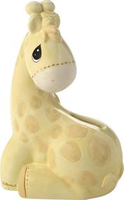 img 2 attached to 🦒 Yellow Ceramic Giraffe Piggy Bank for Precious Moments