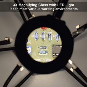 img 3 attached to 🔍 Enhanced Precision and Clarity: Flexible Assembly Modeling with Soldering Magnifying Tools