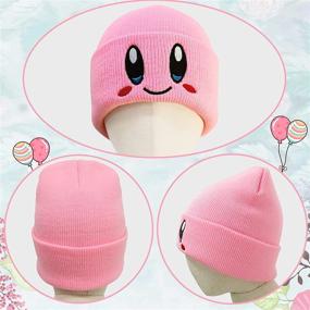 img 1 attached to 🧶 Cozy and Cool: Hotiego Anime Knit Hat Beanie for Unisex Winter Fashion