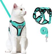 🐱 escape-proof winsee cat harness and leash with 4 buckles for outdoor walking - safe, reflective, adjustable, breathable vest for small medium large cats and small dogs logo