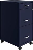 🗄️ lorell soho navy file cabinet, 26.5 x 14.3 x 18 in logo