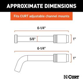 img 3 attached to CURT 23556 Channel Mount Lock