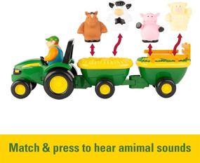 img 3 attached to ТОМИ John Deere Звуки животных на хайрайде: веселая зеленая детская игрушка