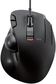 img 4 attached to 🖱️ ELECOM Wired Thumb-Operated Trackball Mouse: Smooth Tracking, 6-Button Function & Precision Optical Gaming Sensor (M-XT3URBK)