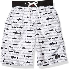 img 1 attached to Big Chill Little Printed Trunks Boys' Clothing