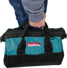 img 2 attached to 👜 Makita 831253-8 Contractor Tool Bag, 14-inch: Spacious and Durable Storage Solution for Professionals