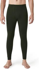 img 4 attached to 👖 LAPASA Men's 100% Merino Wool Thermal Underwear Pants: Lightweight & Midweight Leggings for Base Layer Bottom - M30, M68