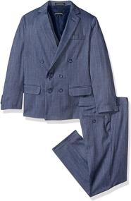 img 3 attached to 👔 Stylish Steve Harvey Boys' Three Piece Suit Set: Elevate Your Young Gentleman's Wardrobe