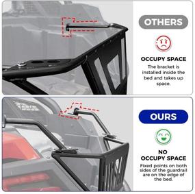 img 3 attached to 📦 Kemimoto RZR PRO XP Bed Enclosure & Cargo Box Cooler Guard – Heavy-Duty, Easy Installation | Compatible with 2020-2022 Polaris RZR PRO XP