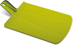 img 2 attached to 🔪 Joseph Joseph Chop2Pot Foldable Plastic Cutting Board - Large Green Chopping Board with Non-Slip Feet, 19 x 10.75 inches, Dishwasher Safe and Convenient Foldable Design