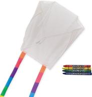 in the breeze coloring sled 18 inch kite - creative fun for kids and adults - includes crayons, kite line and bag логотип