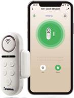 🚪 braumm smart sensor alarm for doors and windows - wifi enabled, manual & app control, wireless security system with push notification, easy universal installation - battery powered logo