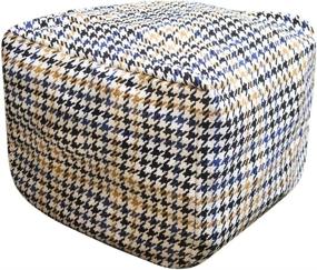 img 4 attached to MRXT Unstuffed Footstool Bedrooms Houndstooth