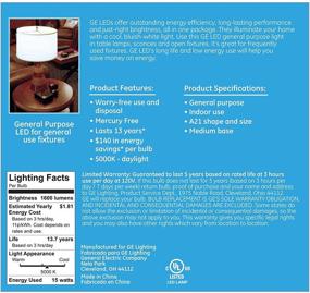 img 1 attached to 💡 Precise Replacement: GE Lighting 21868 - 1600 Lumen Bulb for Enhanced Illumination