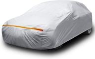 🚗 ohuhu car cover for sedan 191-201 - windproof, dustproof, uv protection, scratch resistant: universal auto vehicle cover for sedans logo