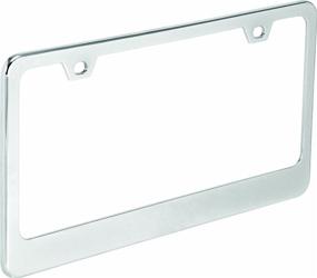 img 4 attached to 🚘 Enhance Your Vehicle's Look with Bell Automotive Universal Chrome Classic Dealer License Plate Frame