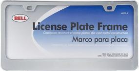 img 2 attached to 🚘 Enhance Your Vehicle's Look with Bell Automotive Universal Chrome Classic Dealer License Plate Frame