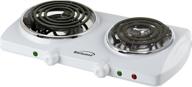 🔥 brentwood electric twin burner: model ts-368 - efficient & reliable cooking solution logo