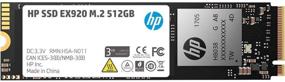img 4 attached to High-Performance HP EX920 512GB PCIe NVMe 3D 💾 TLC NAND SSD for Optimal Internal Storage - 2YY46AA#ABC