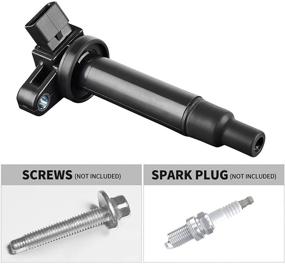 img 3 attached to 🔥 Катушка зажигания DWVO - совместима с двигателями V8 Toyota & Lexus (1998-2010) - высокопроизводительная замена для 4Runner, Tundra, Sequoia, Land Cruiser, GS430, SC430, LS430, GX470, LX470 (4.3 л и 4.7 л)