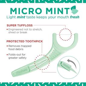 img 3 attached to 🪥 Plackers Micro Mint Floss Picks, 150 ct.