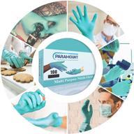 paramount nitrile multipurpose disposable turquoise logo