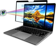 👀 защитная пленка для экрана macbook pro 13 дюймов - pys blue light защитная пленка для macbook pro и air - предотвращение усталости глаз - легкая установка - обновление - macbook pro 2020-2021 и macbook air 2018-2020. логотип