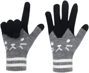 img 4 attached to Men's Winter Smartphone Gloves - Texting Mittens and Accessories in Gloves & Mittens
