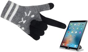 img 3 attached to Men's Winter Smartphone Gloves - Texting Mittens and Accessories in Gloves & Mittens