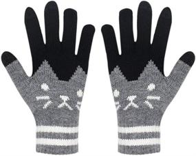 img 1 attached to Men's Winter Smartphone Gloves - Texting Mittens and Accessories in Gloves & Mittens