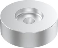 premium aluminum-silver 45 rpm adapter for 7 inch vinyl records, technics turntables logo