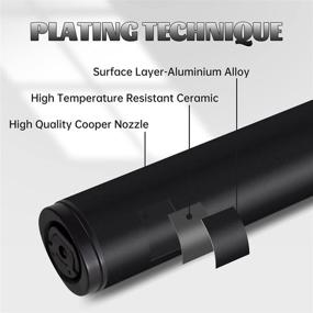 img 1 attached to 🔥 Premium Black Double Flame Butane Torch Lighter for Kitchen and Outdoor Use (Butane Not Included)