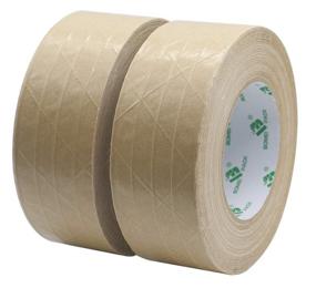 img 4 attached to 📦 Premium Reinforced Adhesive Tape by BOMEI PACK: 2Inch55Yds - Packaging & Shipping Supplies