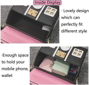 img 3 attached to 👜 Стильная и универсальная сумка-кроссбоди из кожи для женских сумок и кошельков