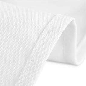 img 3 attached to 🍽️ High-Quality Polyester Tablecloth: LinenTablecloth 54 Inch Square Tablecloth for Elegant Dining Experiences