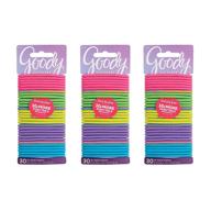 👩 goody ouchless women's braided elastics review: medium hair neon pack of 3 - 30 count logo