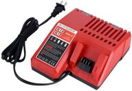 ⚡ m18 battery rapid charger for milwaukee m18 14.4v-18v xc lithium-ion battery - compatible with 48-11-1850 48-11-1852 48-11-1862 48-11-1880 48-11-1812 48-11-1820 logo