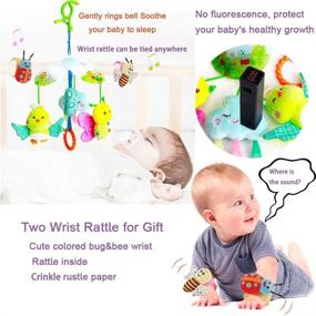 img 1 attached to 👶 YOYIKER Baby Stroller Toy, Car Seat Toys for Babies 0-3-6-12 Months, Hanging Toys for Boys and Girls