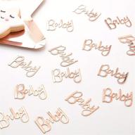 🎀 ginger ray rose gold baby shower table scattter confetti with twinkle twinkle theme logo