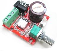 🔊 hiletgo pam8610 mini stereo amplifier audio amplify board digital portable ampli module 10w+10w dual channel class-d 12v dc logo